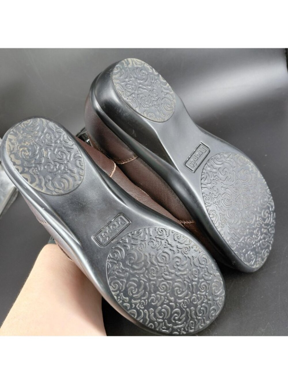 Propet Shoes Womens Size 6W Brown Leather Mary Jane Hook Loop Walking Comfort - Picture 9 of 15